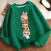 Children's Fashion Sweatshirts, Loose Long-sleeved Sweatshirts for Boys and Girls in Spring and Autumn