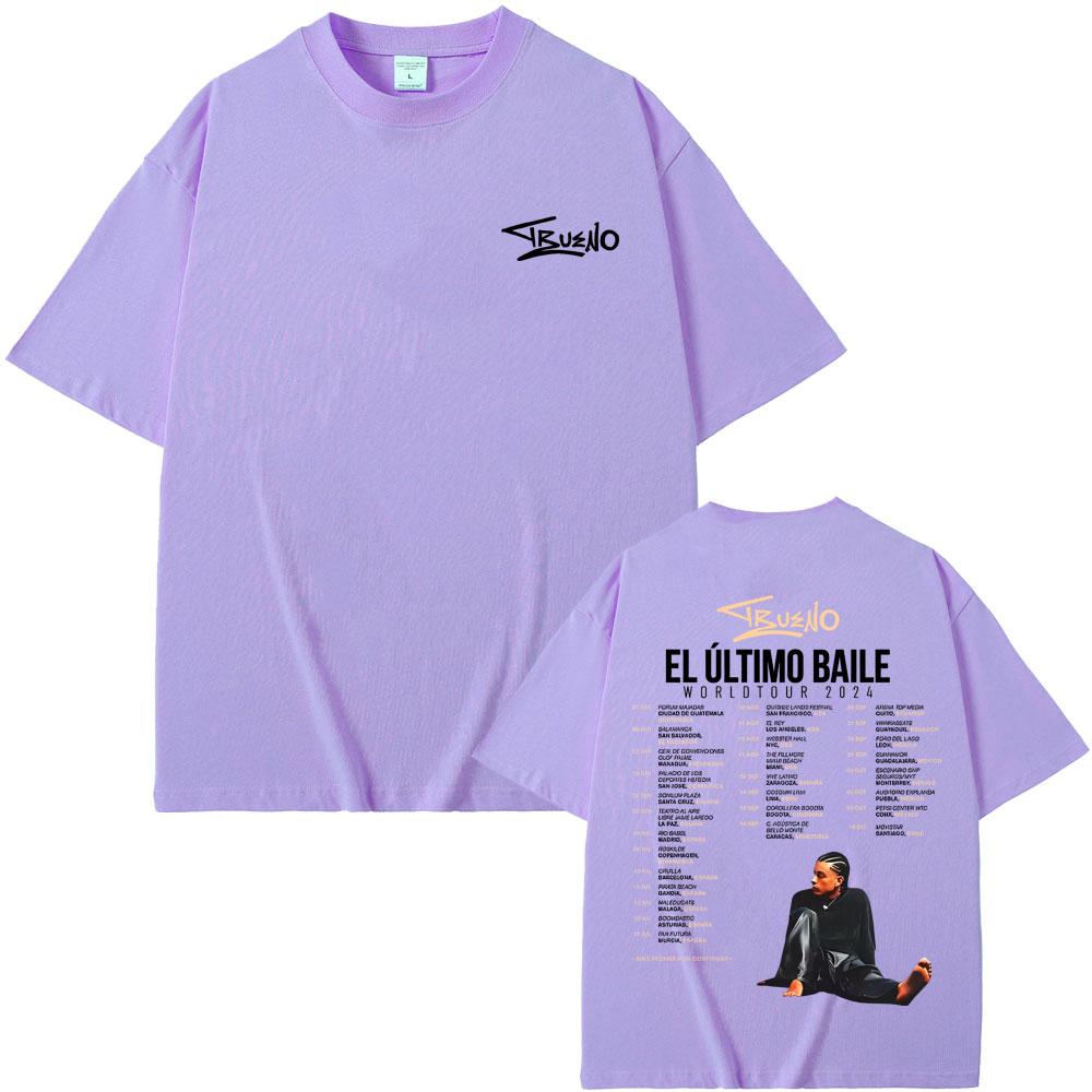 Rare Rapper Trueno El Ultimo Balie World Tour 2024 T Shirt Men Women Fashion Hip Hop Oversized T-shirts Men's Cotton T Shirts