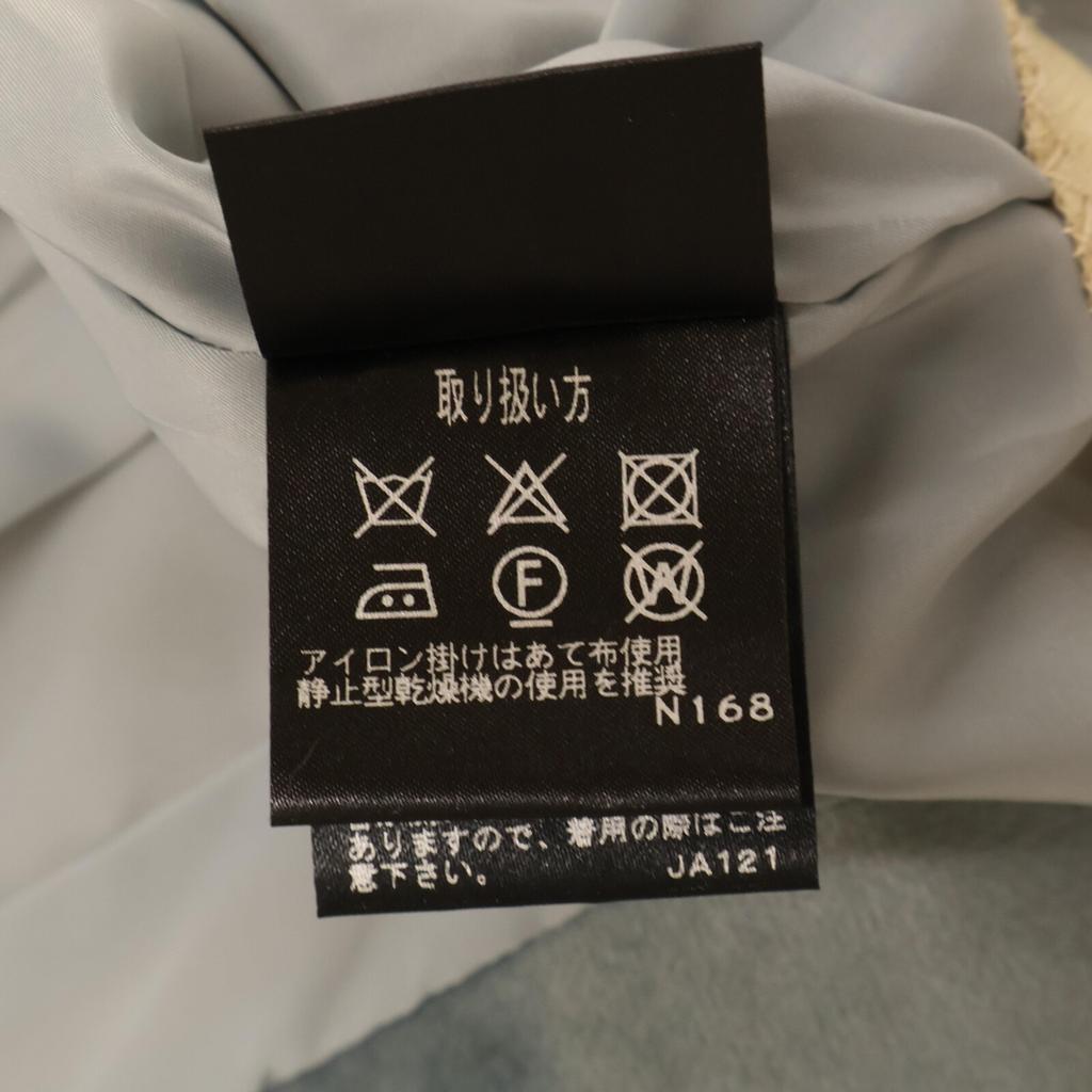 TAE ASHIDA [Good condition/24 year old] TJ4721 Gathered sleeve velour Jacket *There is no size notation. blueUsed