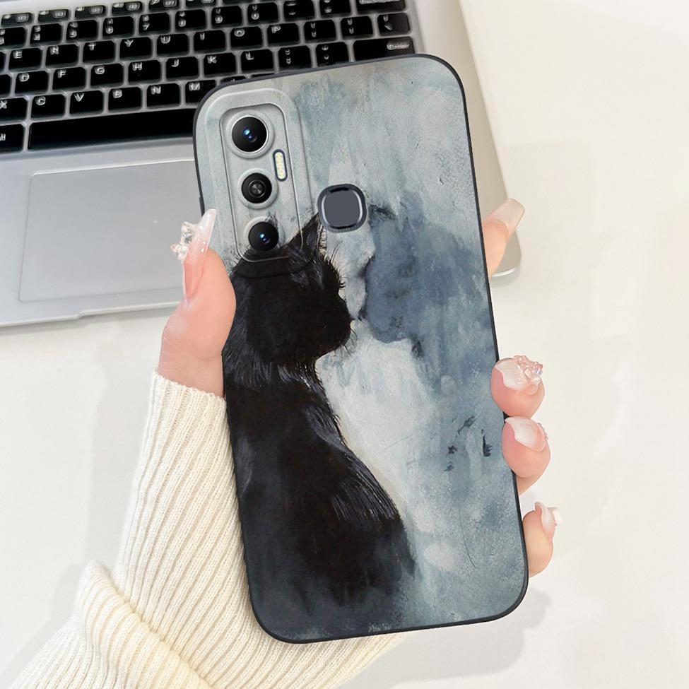 Für Infinix Hot 11 Hülle X662 Silikon Niedlich Mode Schmetterling Liebe Bemaltes Cover Für Infinix Hot 11 2021 Handyhülle X662B X689F