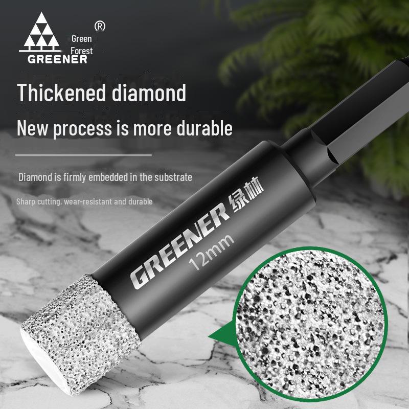 Green Forest Tile Drill Bit for Glass, Marble, and Ceramic