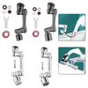 User Friendly Kitchen Faucet with Splash Proof Design and Metal Finish