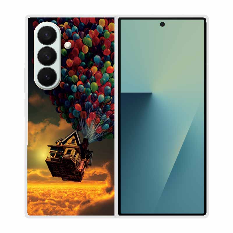 Coque For SAMSUNG Fold 7 5G Cases Animal Marble Clear Hard Phone Funda for Galaxy Z Fold7 5G Back Cover Zfold7 Transparent Shell