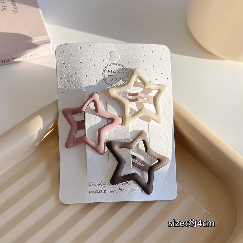 

Star Summer Side Bangs Hairpin Crushed Finishing Bb Clip Lovebarrettes New Headwear Girls Kids Hair Accessories