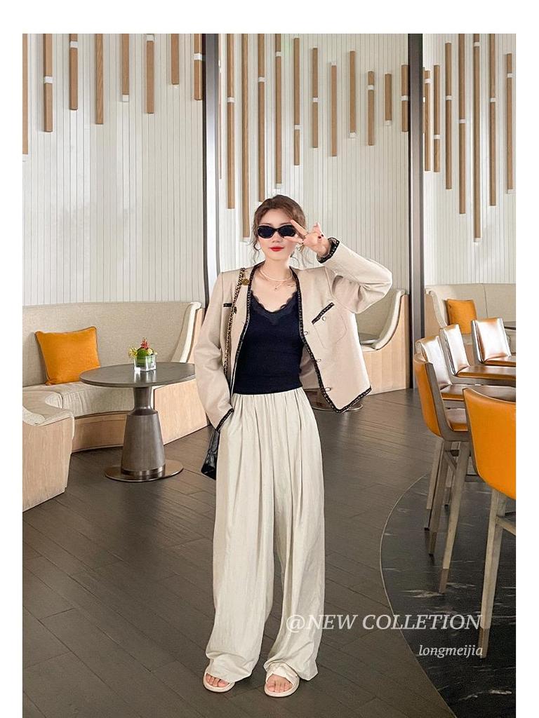 Korean Lace Camisole: Elegant Back Vest with Fixed Cup & Chest Pad