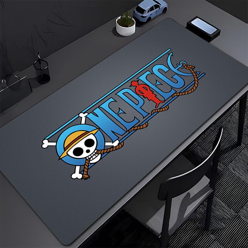 Hot Anime Mouse Pad Game Rubber Keyboard Pad Laptop Computer Speed Desk Mat Large Gaming Acessories Geometric One Piece Mousepad