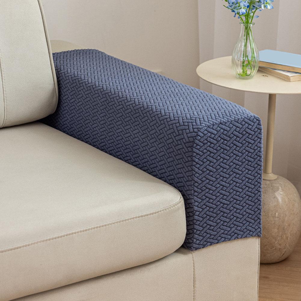 Washable Armchair Slipcovers Checkered Pattern Armrests Chair Covers Suitable for Chairs and Sofas