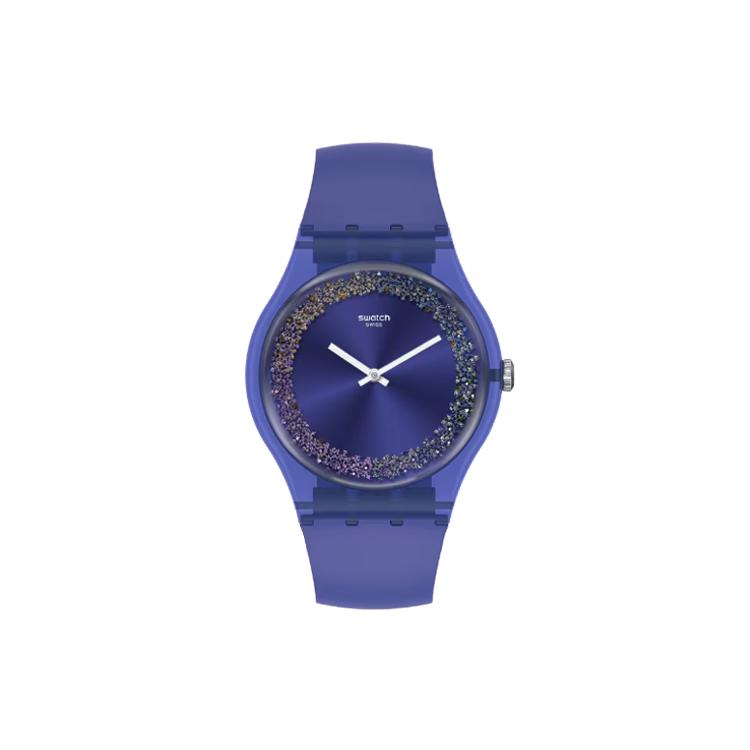 SWATCH Unisex Purple Watch SUOV106 SUOV106 Purple Watch Dial