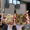 Retro Rural Scenery Phone Case For iphone X XS XR Back Cover For iPhone 16 15 14 Plus 17 16 15 14 12 13 11 Pro MAX Mini Cover