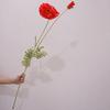 41,34 hüvelyk Mű Papaver Rhoeas Művirágok Hosszú Szárral Realisztikus Mű Búzavirágok Padlóvázához Otthoni Belső Dekoráció Esküvői Esemény