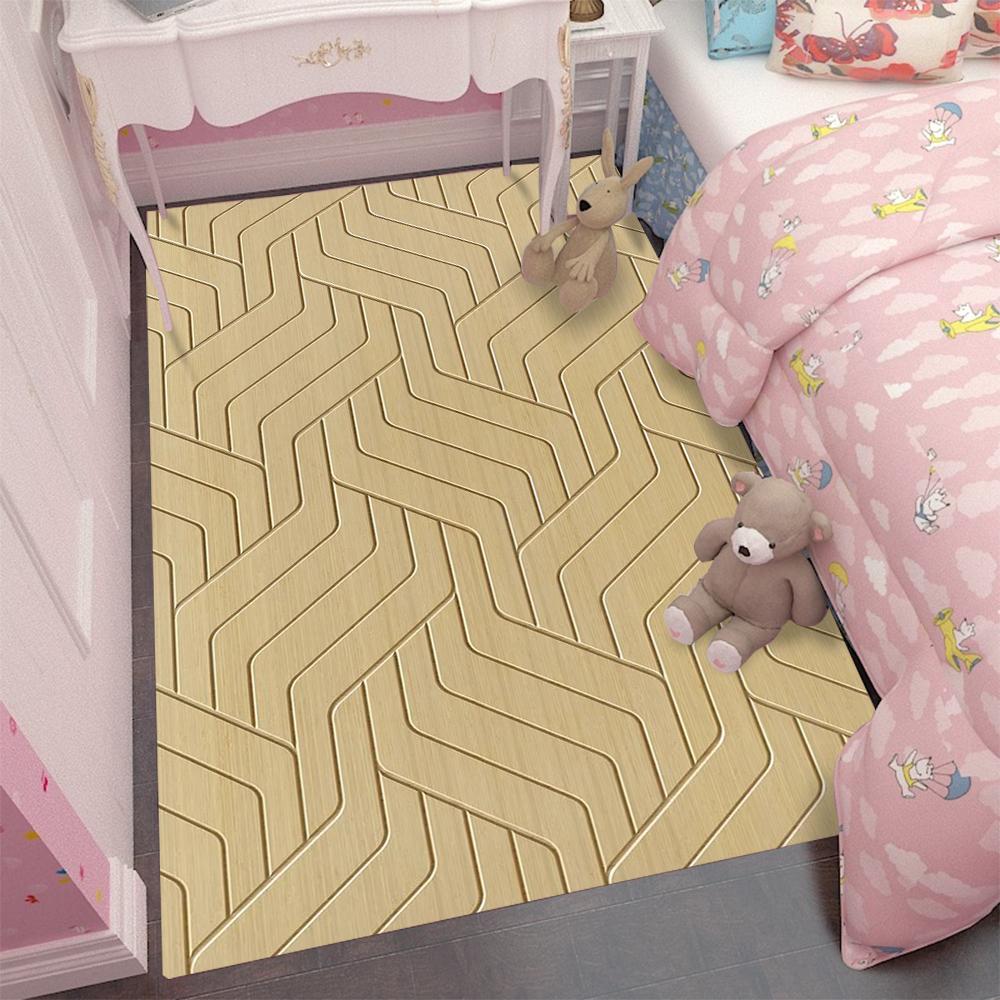 Simple Pattern Carpet Decoration Room Home Outdoor Decor Racing Rug Non Slip Washable Game Style Floor Mat Exquisite Home Rug