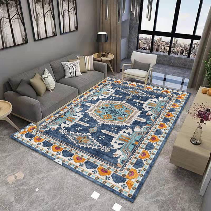 Bohemian Style Living Room Decoration Carpet Ethnic Style Hotel Fully Covered Corridor Carpet