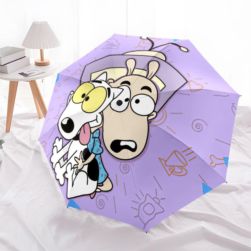 Rocko2pattern, automatic folding umbrella, portable and foldable design, 8 ribs, a Christmas or birthday gift.