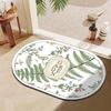 Light luxury diatom mud floor mat, bathroom entry door toilet absorbent bathroom mat, household toilet non-slip floor mat