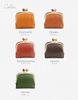 ARCOLO Bifold Wallet with Made in Mustard Women's Clasp, Japan,