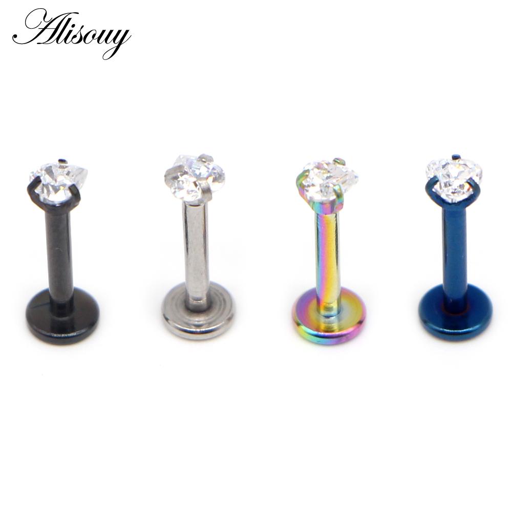 1Piece 316L Surgical Steel Titanium Anodized Labret Lip Stud Ring Ear Tragus Stud Barbell Body Piercing Jewelry,Rose Gold,1.2X8X3mm 1Piece 316L Surgical Steel Titanium Anodized Labret Lip Stud Ring Ear Tragus Stud Barbell Body Piercing Jewelry,Rose Gold,1.2X8X3mm