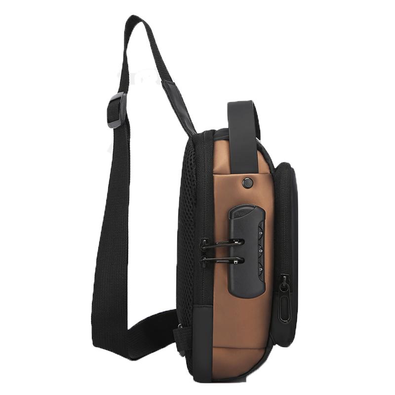 Small Version Men's Waist Packs Crossbody Chest Bag Lightweight Men's Small Pouch Anti-theft Design Men's Handbag Shoulder Bag