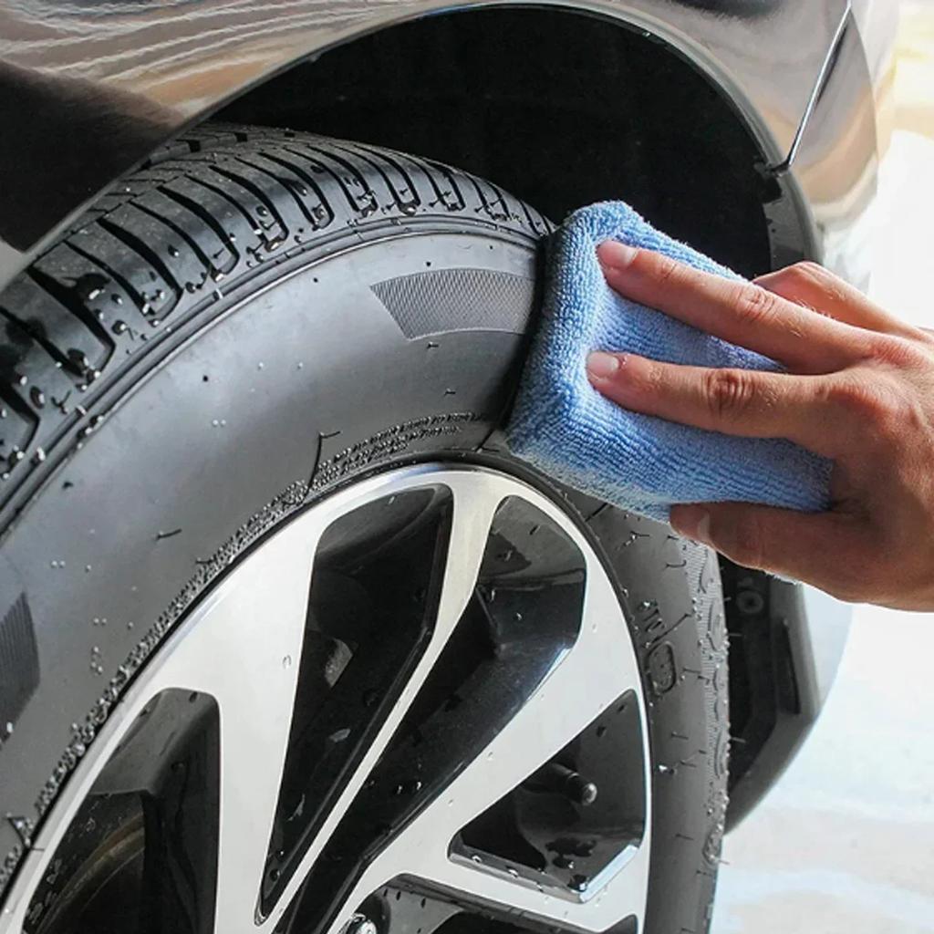 Microfiber Waxing and Polishing Sponge Rectangular Sponge Cleaning Block Car Beauty Maintenance Tools  Detailing  Cloths Brushes