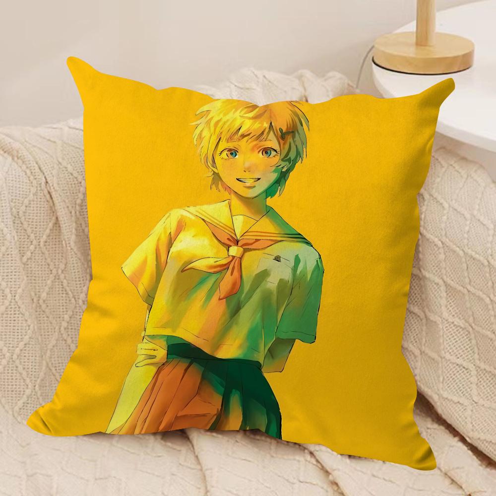 The Summer Hikaru Died Cushion Cover Soft Plush Fabric Double-Sided Printed Sofa Cushion Cover for All Seasons Home Decor Gift