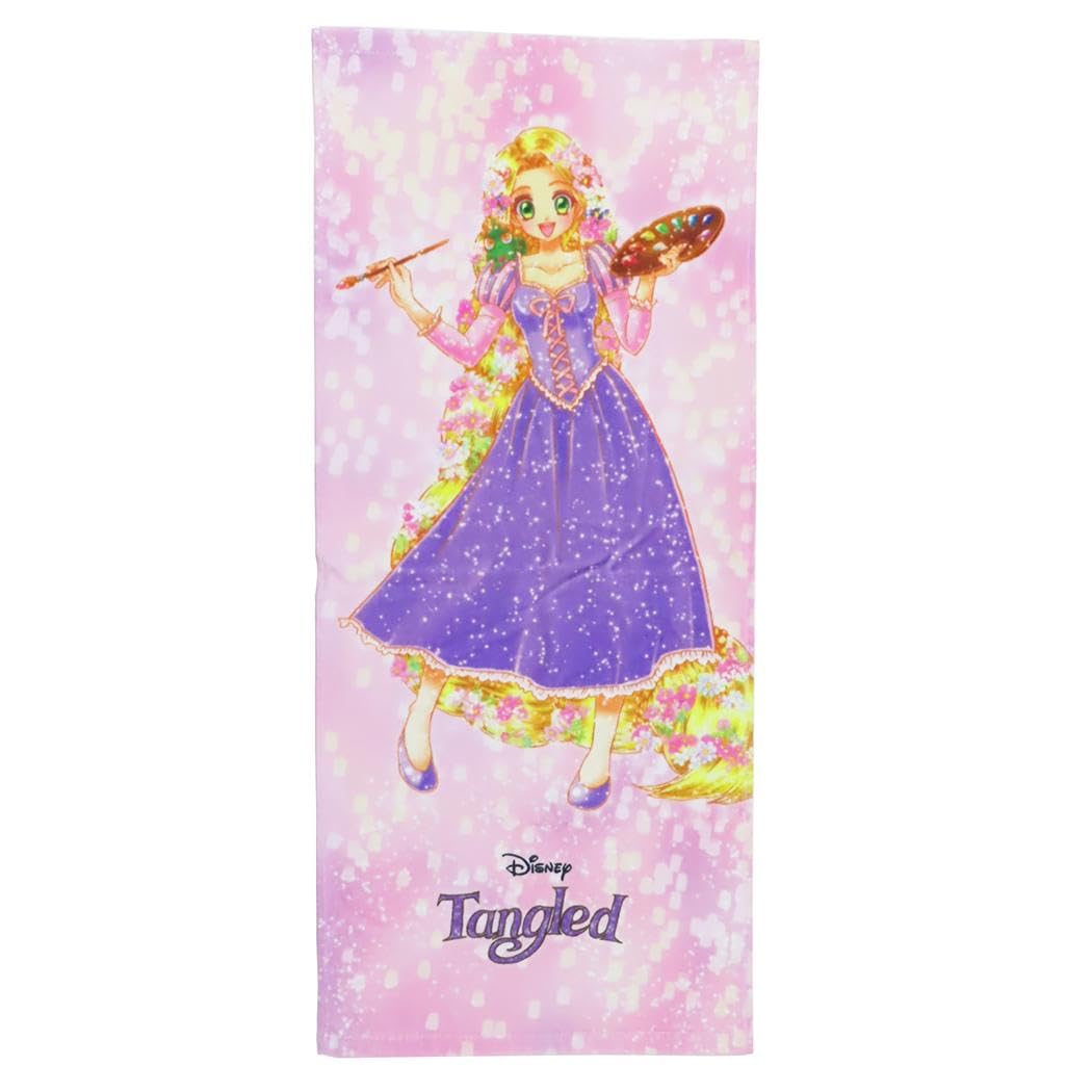 Hayashi Face Disney Shining 34 x 80 FO497000 Полотенце, Рапунцель, Прибл.. см, розовый