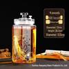 ZISIZ 6-Jin Glass Storage Jar with ABS Tap