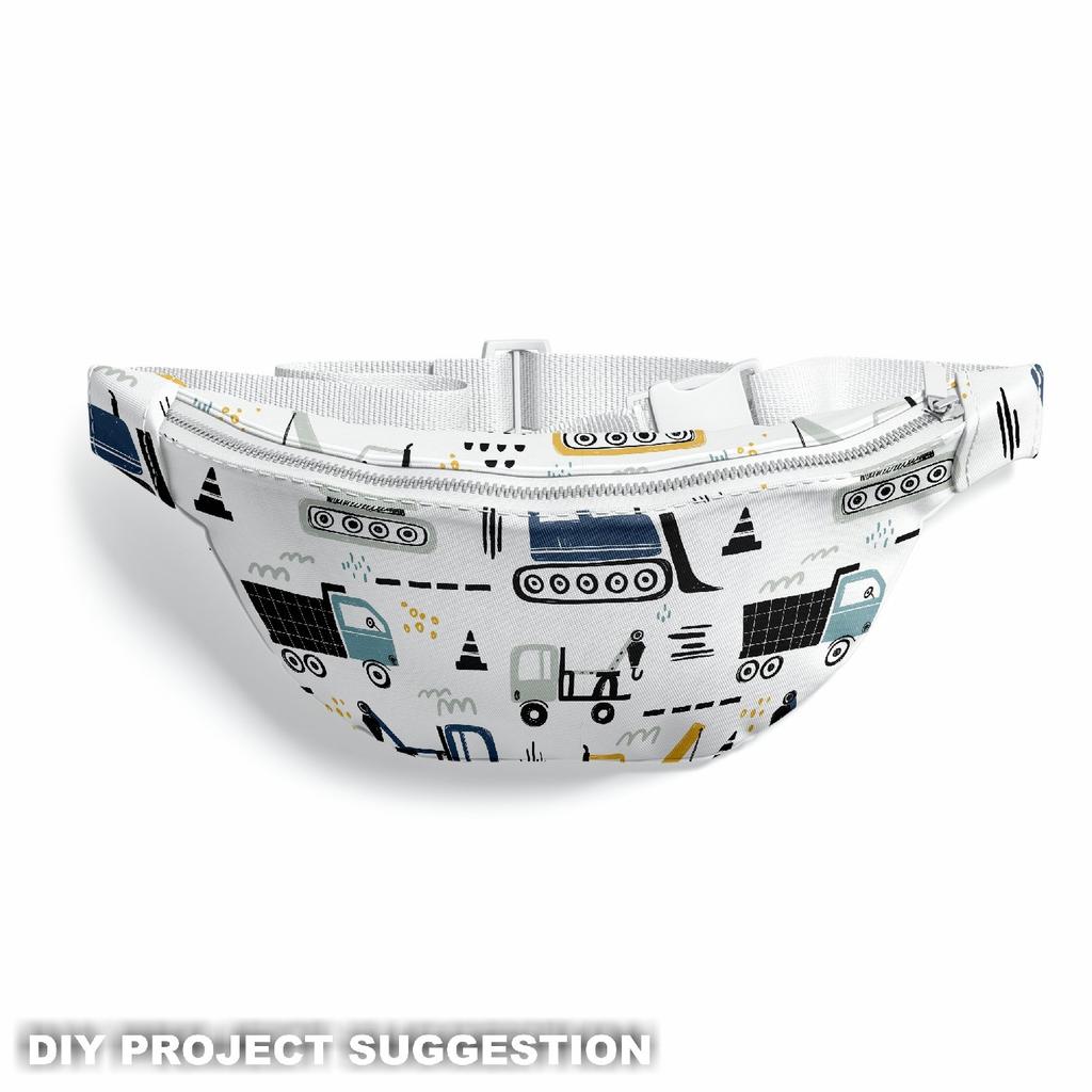 Outdoor Dekostoffe Oxford - Motiv Baufahrzeuge