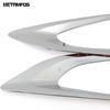 Fog Rear Light Lamp Cover For Toyota Yaris Vitz 2017 2018 Chrome Foglight Foglamp Protector Exterior Accessories Car Styling