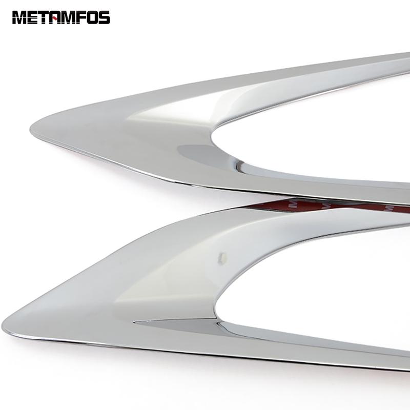 Fog Rear Light Lamp Cover For Toyota Yaris Vitz 2017 2018 Chrome Foglight Foglamp Protector Exterior Accessories Car Styling