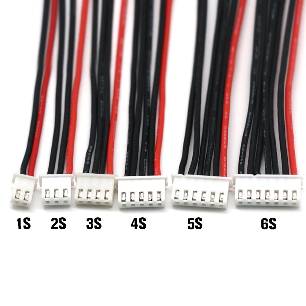 5pcs/lot 1S 2S 3S 4S 5S 6S Lipo Battery Balance Charger Cable IMAX B6 Connector Plug Wire