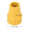 Lot de 5 embouts de béquille en caoutchouc épais, antidérapants, résistants à l'usure et à la corrosion, 22 mm