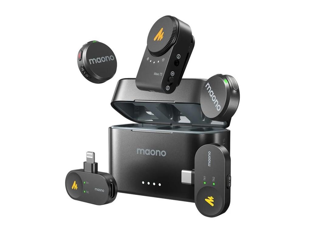 Maono Wave T5 Wireless Microphone Set - 3-in-1 Combo