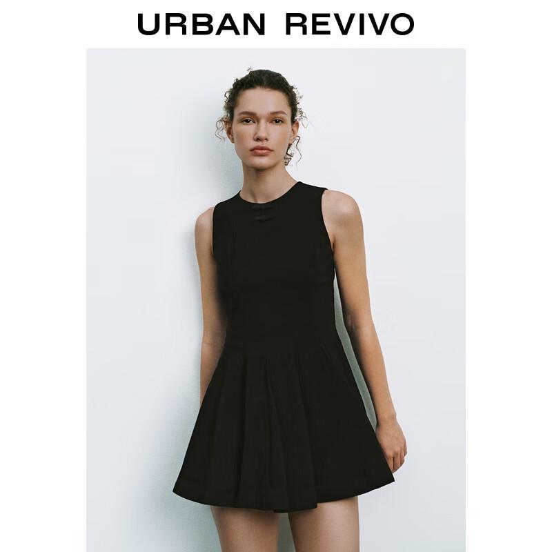 

UR 2025 Summer Bowknot Sleeveless A-Line Dress L