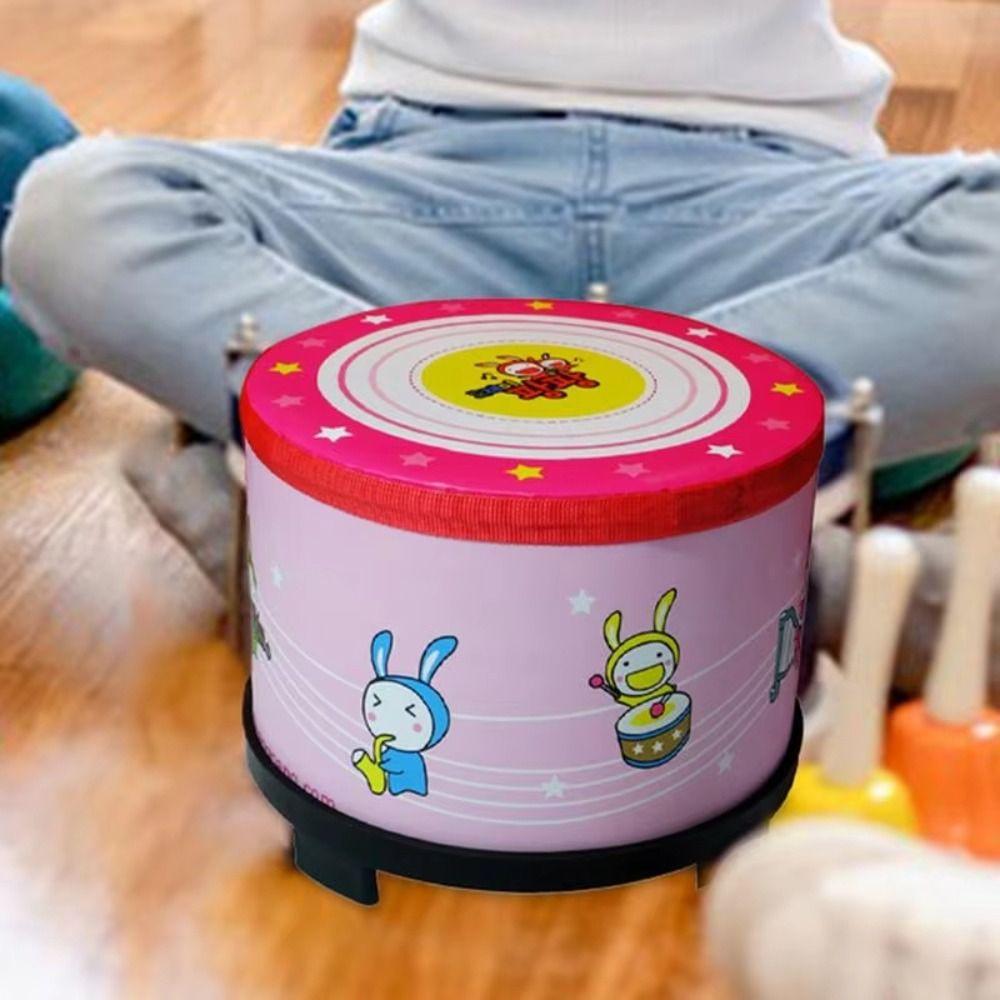 Double Sided Musical Instrument Toys Percussion Instrument Wood Kids Drum Toys  Children Preschool