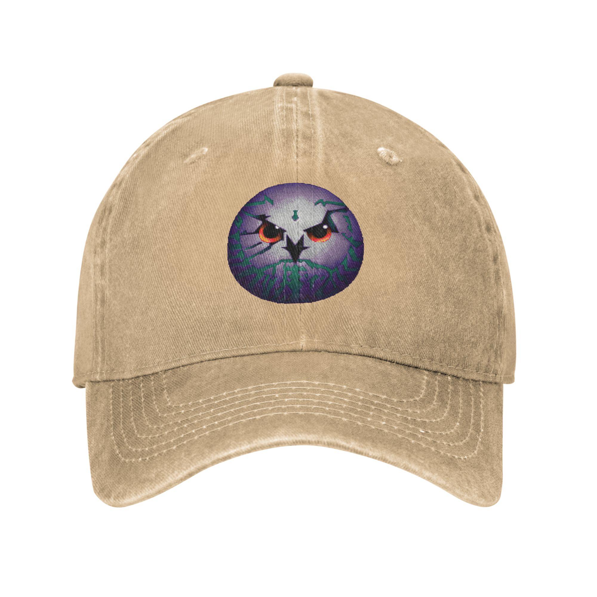 

Amiga Psygnosis Owl Denim Cap Casual Baseball Caps Adjustable Hat Summer Unisex Baseball Hats One Size
