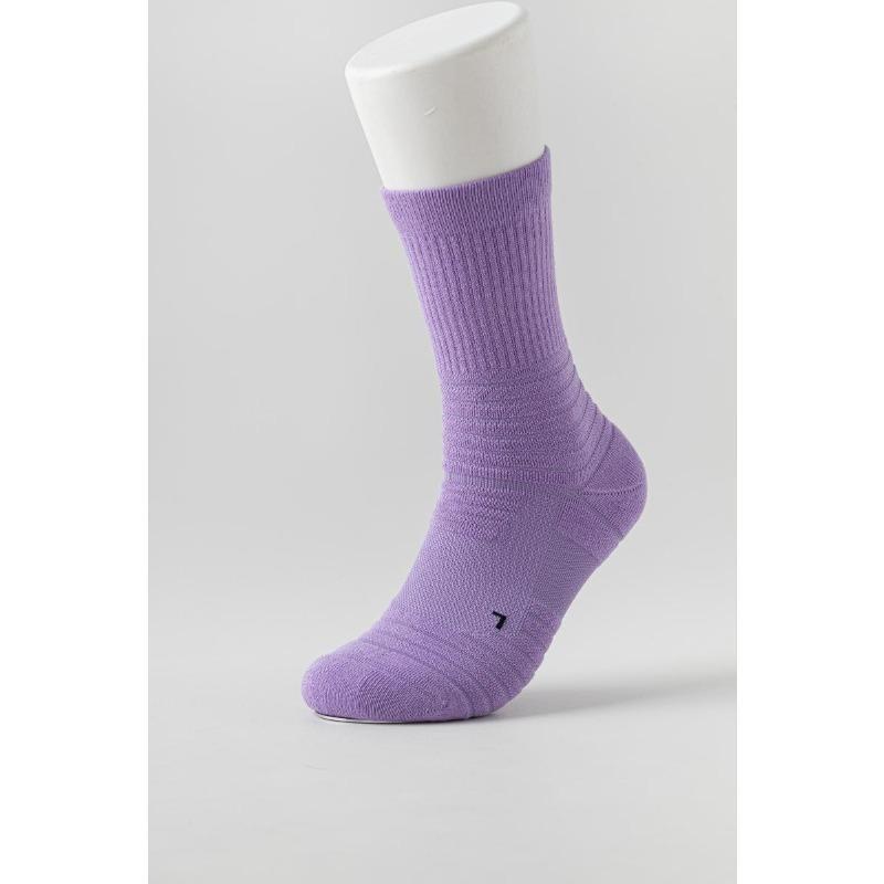 Women's Autumn and Winter Fur Ring Color Thickened Non Slip Wear Resistance Dance Cycling Basketball Tube Socks