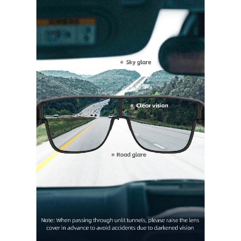 ROCKBROS Polarisierte Brille UV400 Schutz Sonnenbrille zum Fahren Angeln Wandern Brillen Fahrrad Radsport Brille