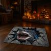 Seasonal Home Accent Piece 3D Halloween Rug Optical Illusion Floor Mat Diatomaceous Earth Bath Holiday Party Photo Backdrop Spooky Depth Area