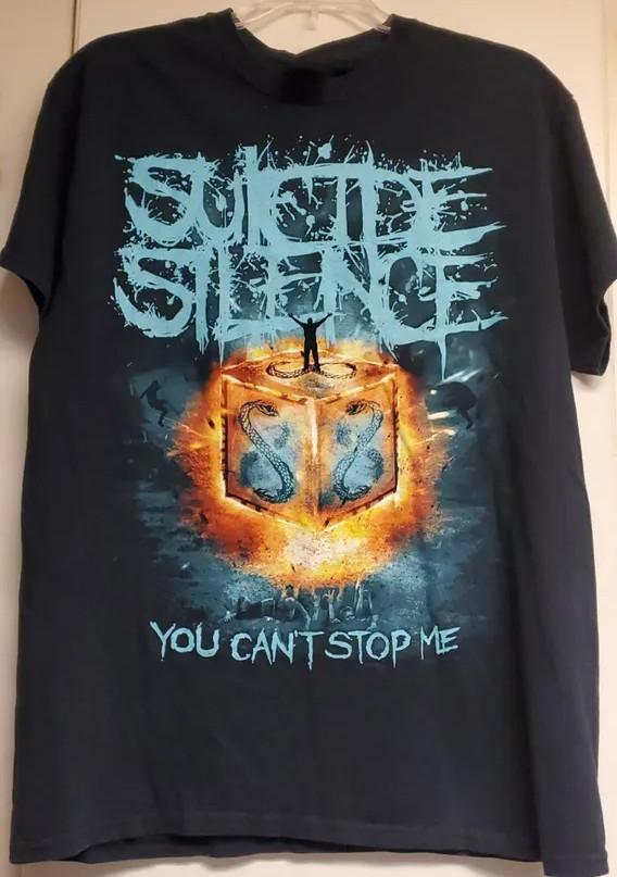 SUICIDE SILENCE YOU CANT STOP ME Shirt Black Unisex All Size S-2345XL