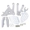 Motorcycle Front Driver Foot Pegs Footrest Bracket For Honda CBR600RR CBR 600RR 2003-2006