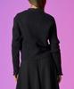 KOLEAT Winter Crop Knit V-Neck Inner Long Sleeve Tee [Black] Kcl.