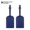 PU Leather Luggage Tag & Anti-lost Boarding Pass Holder with Logo