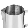 Saiveina Milk Jug Milk Pitcher Stainless Steel Milk Frothing Pitcher Coffee Latte Art Milk Pot Drink Pitcher Stainless Steel Graduated 350ml 12 Oz