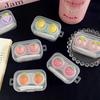 Mini Portable Cute Contact Lens Case Box Cute Fruit Style Lovely Cartoon Lenses Container Travel Set Gift Eyewear Accessories