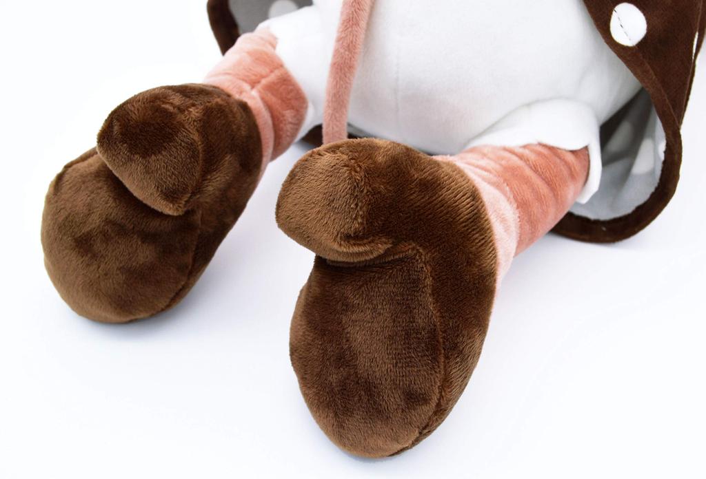 MORIPiLO Morishita Body Pillow for Children and Adults Minnie Mouse Classic Brown 45cm Fluffy Material Stuffed Cushion Character Goods Disney 4620360