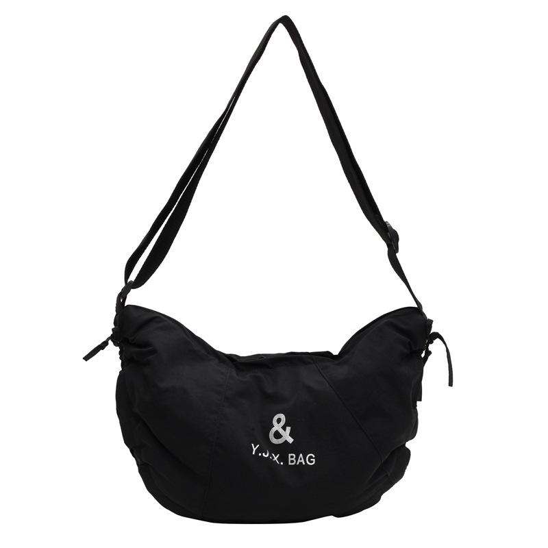 

Женская спортивная сумка через плечо, сумка-мессенджер, большая вместимость, сумка для поездок на работу чёрный