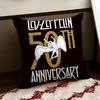 Band LLed ZZeppelin Cushion Cover Reversible Soft Durable Pillow Cover Home  Car MultiScene Use for Daily Comfort