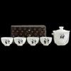 LISM Suet Jade Panda Ceramic Travel Tea Set