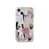 Pink Smudge Graffiti for iPhone17Pormax Mobile Phone Case 16Pro Apple 14 All-inclusive 15/13TPU