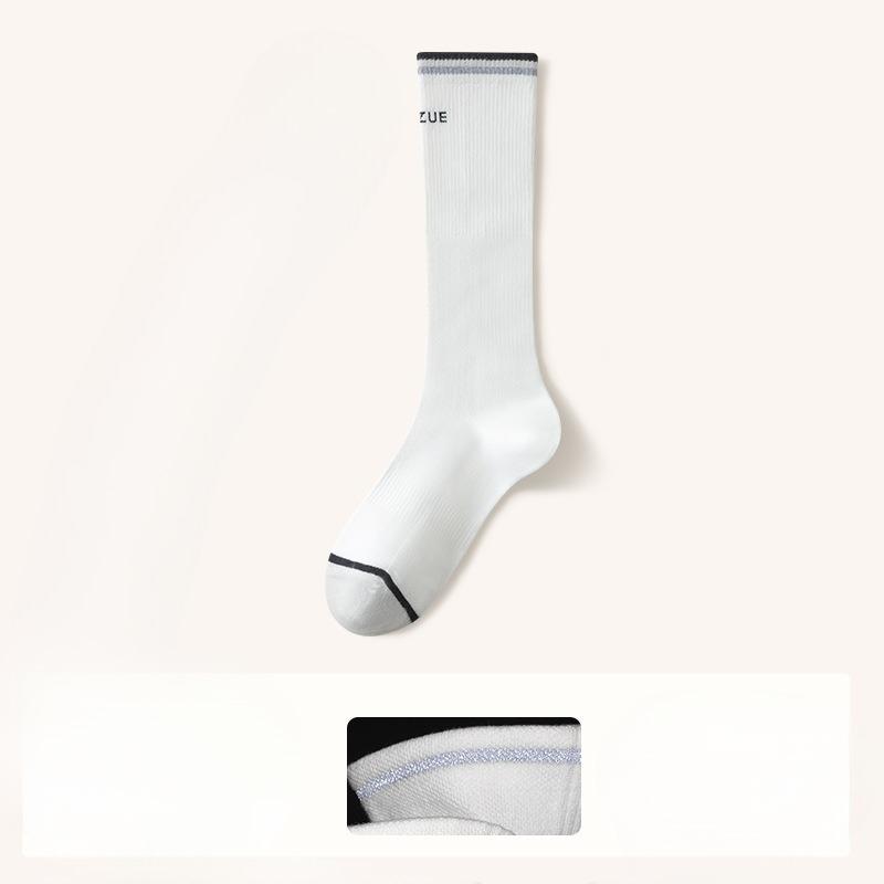 

Socks, Pantyhose, Children s, Spring and Summer, Pressure, Exercise, Long Socks, Running, Jumping Rope 1 pair белый
