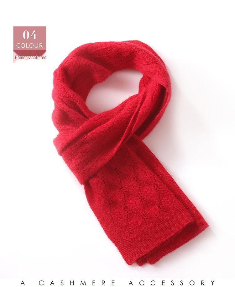 Versatile Unisex Cashmere Scarf: Dual-Use Shawl & Knitted Snood for Couples – Warm, Stylish, Neck Protection with Hollow Design.